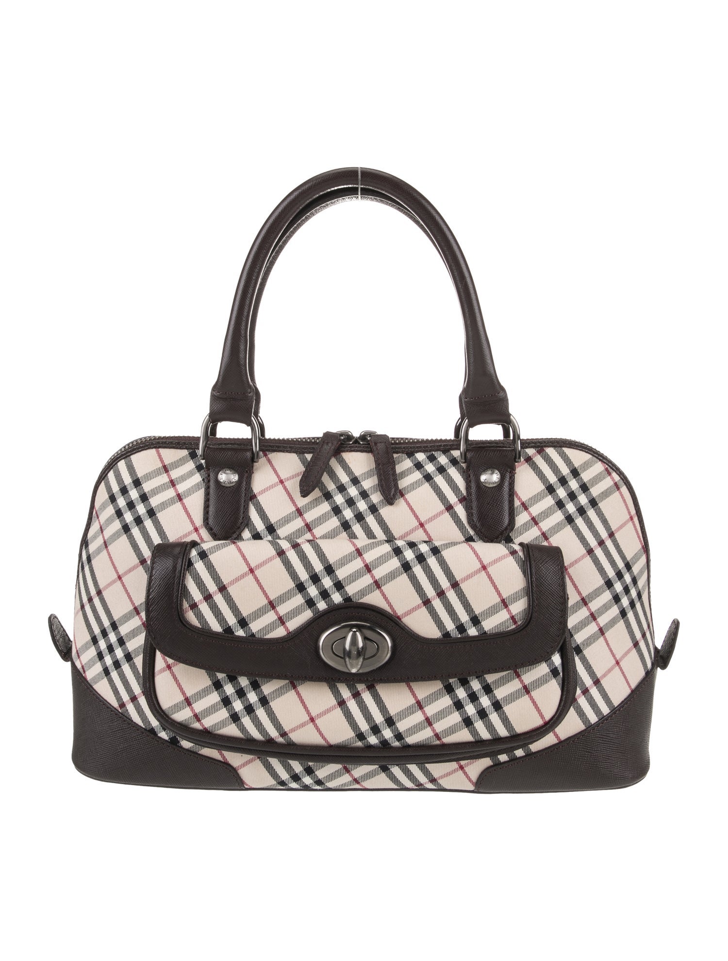 Burberry Nova Check Top Handle Bag